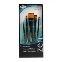 Набір синтетичних пензлів 5 шт Royal Langnickel Zen Brush (set734)