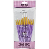 Набор синтетических кистей Royal Langnickel Crafter #039;s Choice White Taklon Brush Set-11 pc