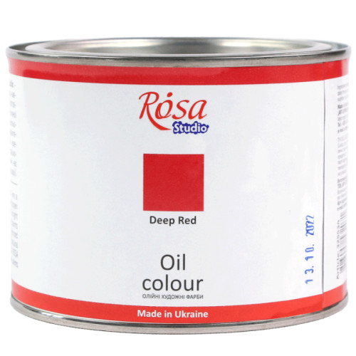 Краска масляная, Красная темная, 490 мл, ROSA Studio 325534