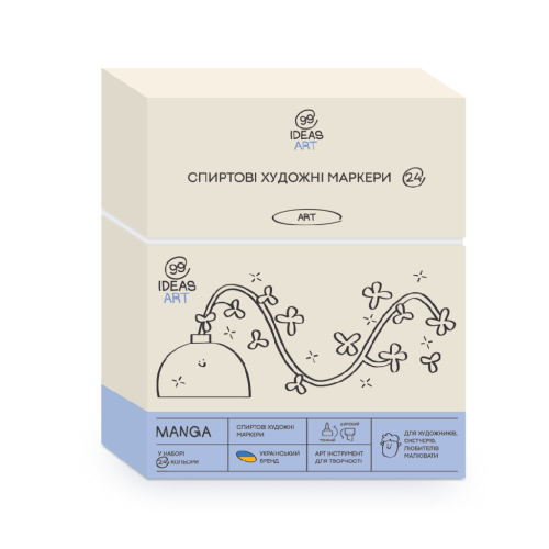 Набор маркеров 99IDEAS Manga, 24 шт, idea1-am 24mang арт 811639
