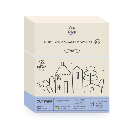 Набор маркеров 99IDEAS Outdoor, 24 шт, idea1-am 24outd арт 811638