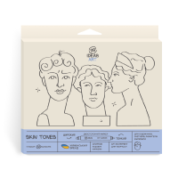 Набор маркеров 99IDEAS Skin Tones, 12 шт, idea1-am 12skton арт 811631