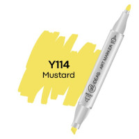 Маркер двосторонній 99IDEAS Гірчиця, Y114 арт 811532