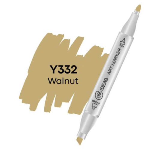 Маркер двухсторонний 99IDEAS Орех, Y332 арт 811539