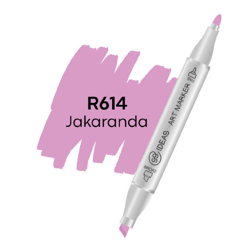 Маркер двосторонній 99IDEAS Джакаранда, R614 арт 811613