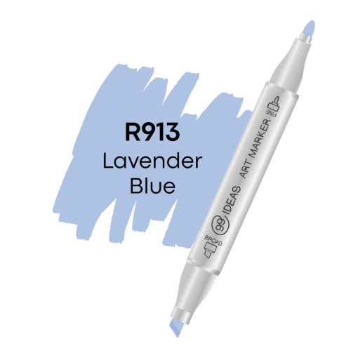 Маркер двосторонній 99IDEAS Лавандово-блакитний, R913 арт 811611
