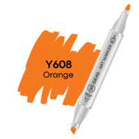 Маркер двосторонній 99IDEAS Помаранчевий, Y608 арт 811547