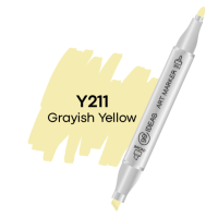 Маркер двосторонній 99IDEAS Сірувато-жовтий, Y211 арт 811534