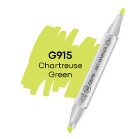 Маркер двухсторонний 99IDEAS Шартрез зеленый, G915 арт 811659