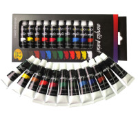 Набір акрилових фарб LOKSS для малювання (12 кольорів по 12 мл.)