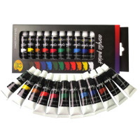 Набір акрилових фарб LOKSS для малювання (12 кольорів по 12 мл.)