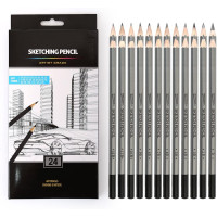 Набор профессиональных карандашей для рисования WORISON 24 карандаша 14B - 9H
