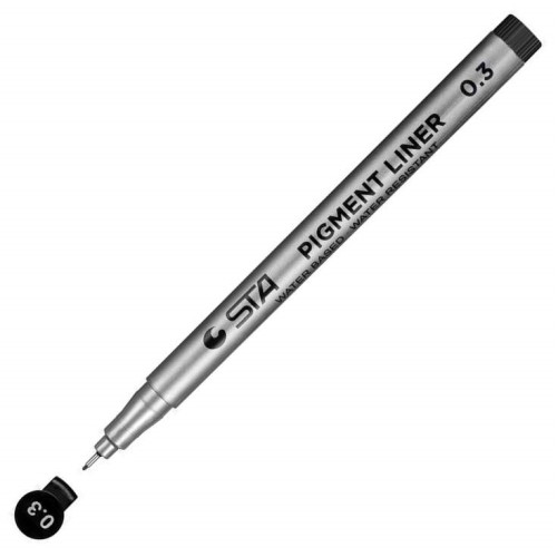 Ручка лайнер STA толщина 0,3 мм