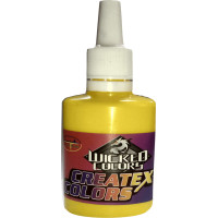 Краска для аэрографа Желтая Wicked Colors Yellow, 30 мл