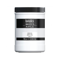 Акрилова фарба Liquitex BASICS, 946 мл, Білила титанові