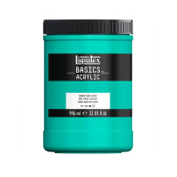 Акрилова фарба Liquitex BASICS, 946 мл, Синьо-зелений