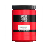 Акриловая краска Liquitex BASICS, 946 мл, красный средний