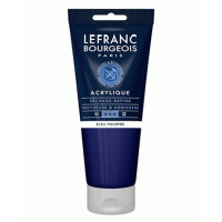 Акриловая краска Lefranc Fine Acrylic Color 200 мл, 045 Blue Purple (Пурпурный фиолетовый)