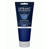 Акрилова фарба Lefranc Fine Acrylic Color 200 мл, 063 Primary blue (Основний синій)