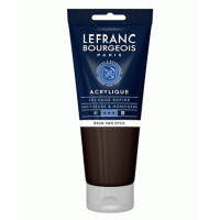 Акриловая краска Lefranc Fine Acrylic Color 200 мл, Van dyck brown (Ван дик коричневый)