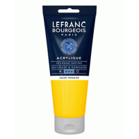 Акриловая краска Lefranc Fine Acrylic Color 200 мл, 153 Primary yellow (Основной желтый)