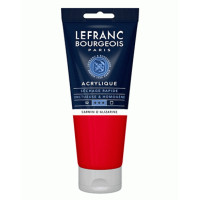 Акриловая краска Lefranc Fine Acrylic Color 200 мл, 328 Alizarine carmine (Ализарин)