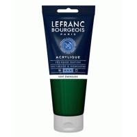 Акриловая краска Lefranc Fine Acrylic Color 200 мл, 529 Viridian (Виридиан)