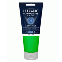 Акрилова фарба Lefranc Fine Acrylic Color 200 мл, 556 Light green (Світлий зелений)