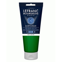 Акриловая краска Lefranc Fine Acrylic Color 200 мл, 561 Medium green (Средний зеленый)