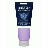 Акрилова фарба Lefranc Fine Acrylic Color 200 мл, 659 Pale violet (Пастельно-фіолетовий)
