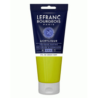 Акрилова фарба Lefranc Fine Acrylic Color 200 мл, 730 Stil de grain green (Стильний зелений)