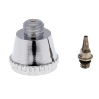 Сопло резьбовое для аэрографа 0,3 мм в комплекте с диффузором