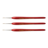 Набор кистей Kolibri 333 №0 куница, 3 шт, 170006 Набор кистей Kolibri 333 №0 куница, 3 шт, 170006