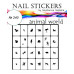 Трафареты-наклейки для nail art №240 Животный мир