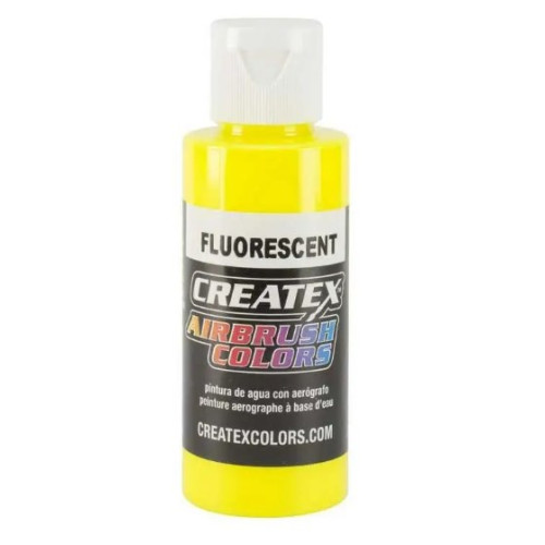 Краска CREATEX AB 5405-02 Fluorescent Yellow  (Флуоресцентный желтый ) 60 мл