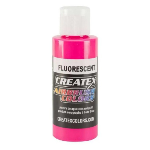 Краска CREATEX AB 5407-02 Fluorescent Hot Pink (Флуоресцентный ярко-розовый ) 60 мл