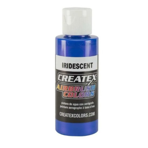 Краска CREATEX AB 5505-02 Iridescent Electric Blue (Радужный синий электрик) 60 мл