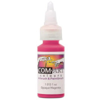 Краска акриловая IWATA Com Art 1 013 1 Opaque Magenta покровная маджента, 28 мл