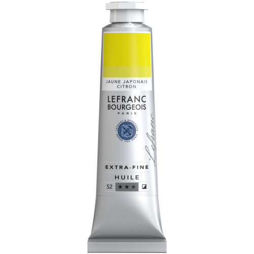 Олiйна фарба Lefranc Extra Fine 40 мл, 171 Japanese yellow lemon (Японський лимонно-жовтий)