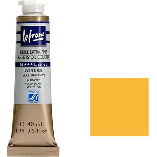 Олiйна фарба Lefranc Extra Fine 40 мл, 195 Senegal yellow (Жовтий сенегал)