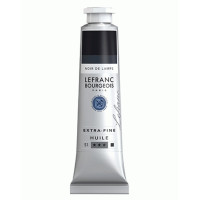 Олiйна фарба Lefranc Extra Fine 40 мл, 266 Lamp Black (Лампа чорна)