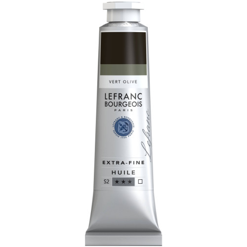 Краска масляная Lefranc Extra Fine 40 мл, 541 Olive green (Оливковий)