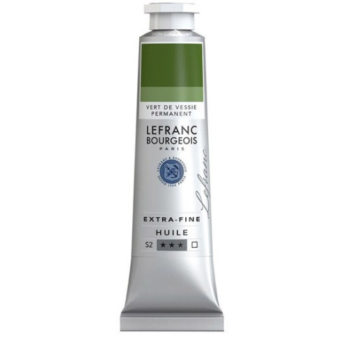 Краска масляная Lefranc Extra Fine 40 мл, 568 зеленый перманент