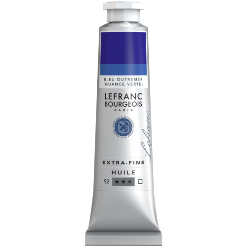 Краска масляная Lefranc Extra Fine 40 мл, 903 Ultramarine blue (зеленый оттенок)