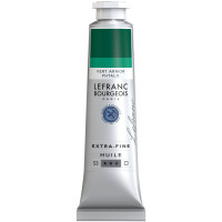 Краска масляная Lefranc Extra Fine 40 мл, 906 Фтало-броня зеленая