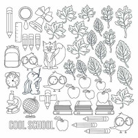 Лист для для раскрашивания аква чернилами Cool school 30,5x30,5 см (Классная школа)