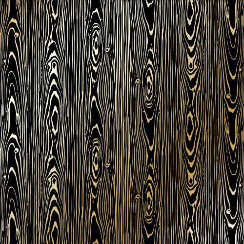 Лист односторонней бумаги с фольгированием Golden Wood Texture Black, 30,5см х 30,5см