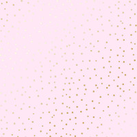 Аркуш одностороннього паперу з фольгуванням, Golden Drops Light pink, 30,5см х 30,5 см