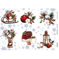 Декупажная карта №0467 21x29,7 см