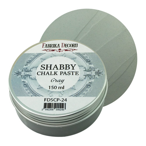 Крейдяна паста Shabby Chalk Paste Сіра 150 мл